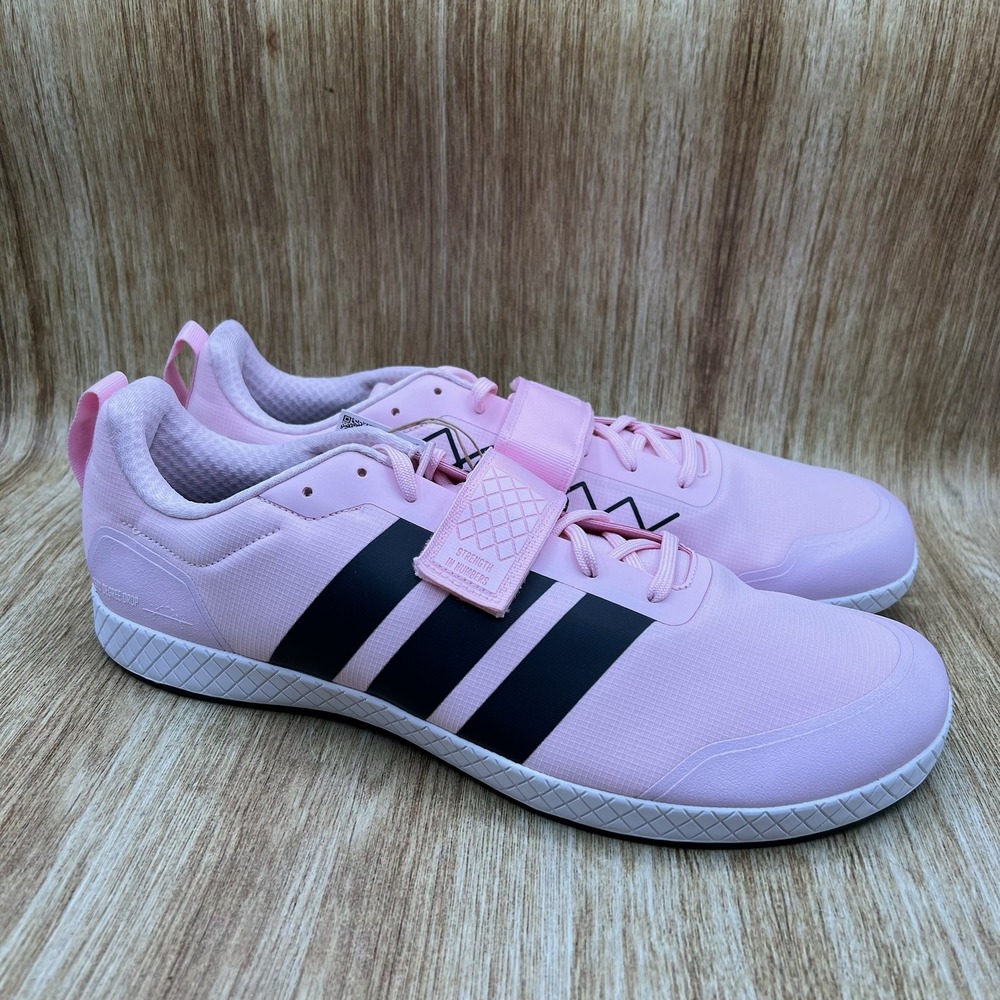 Adidas The Total 2 Weightlifting Shoes Men's‎ 14 Pink Crossfit Training JP9869